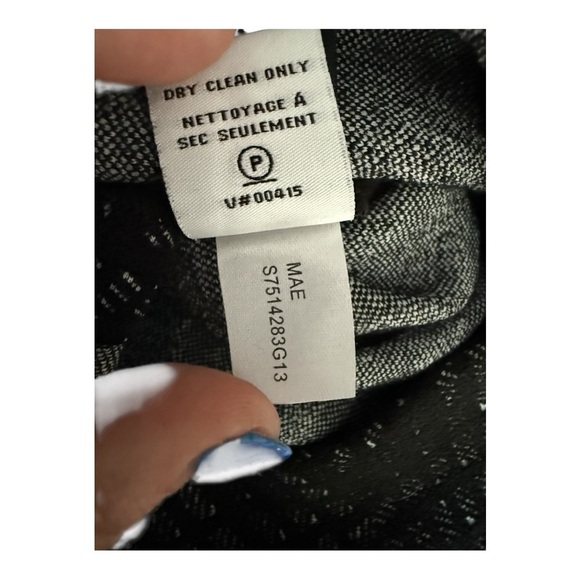 Diane Von Furstenberg Mae Skirt Wool Blend Black & White Skirt Size 8 Career - Picture 9 of 14